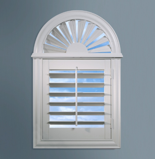 louvered arch shutter