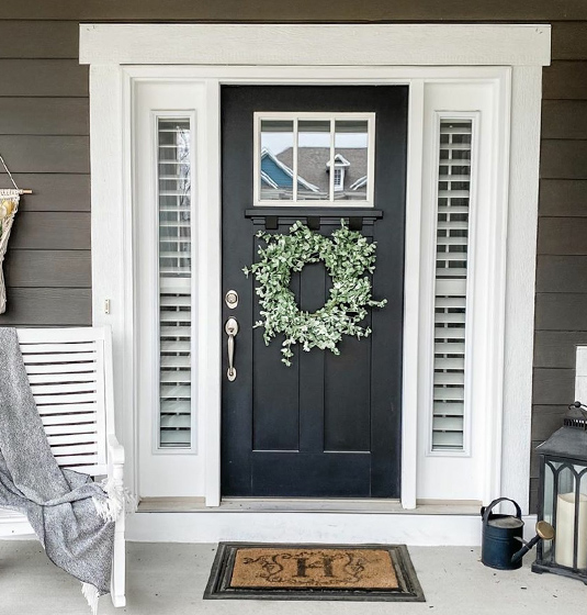 Sidelight with polywood shutters